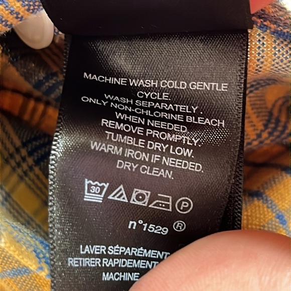 Ralph Lauren Double RL RRL Work Shirt Mens Size M Button Down Cotton Check Plaid - Picture 11 of 14